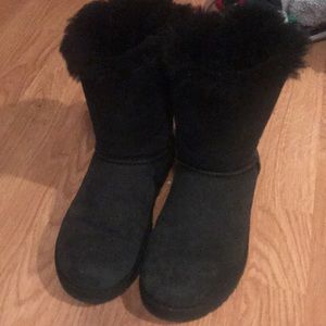 Black Bow Tie Ugg Boots